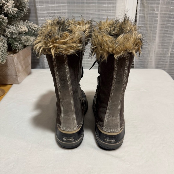 Sorel Joan of Arctic Snow Winter Boot Waterproof Shale Gray Womens US 9 - Picture 8 of 10